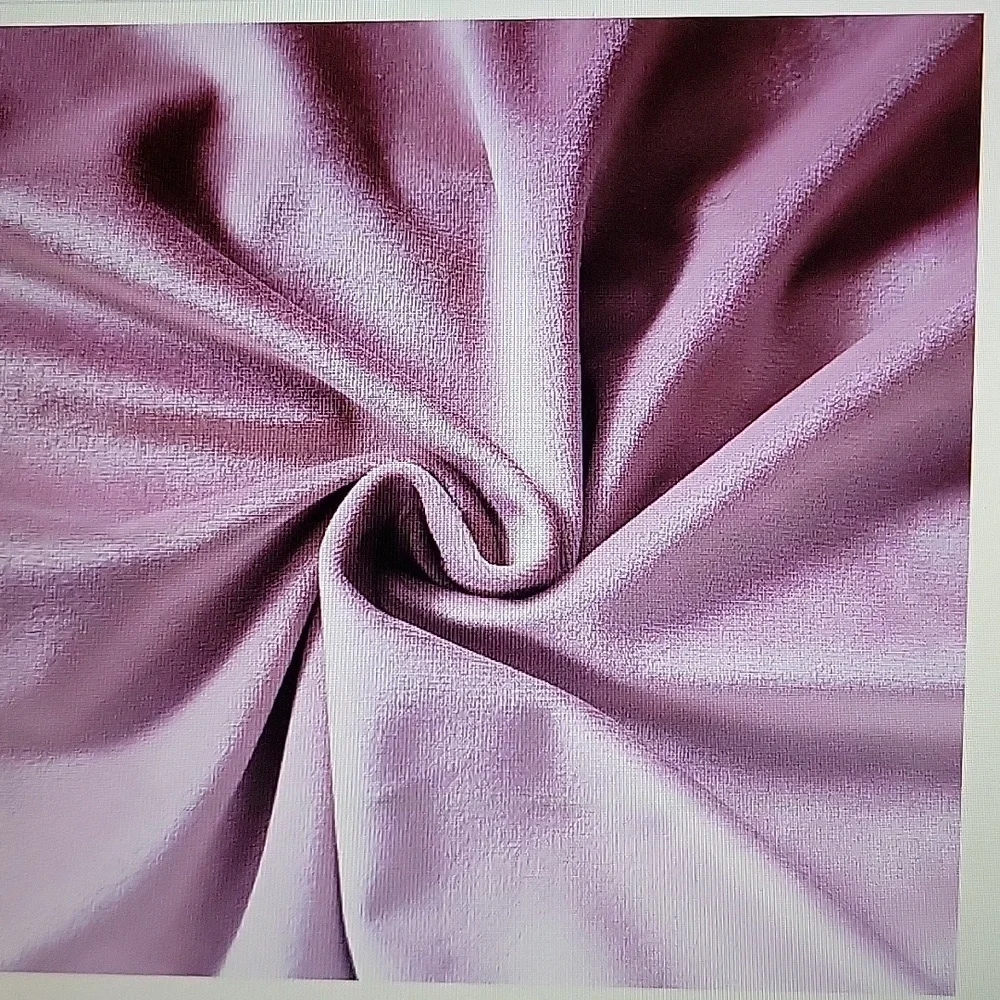 David's Home pink velvet duvet cover 3 pc set Queen 90x90 corner tie button New…